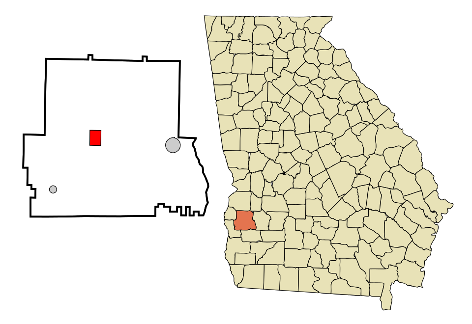 Locator map of Cuthbert
