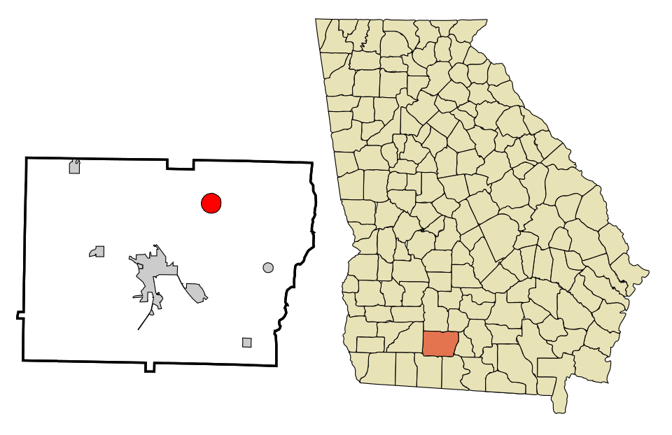 Locator map of Norman Park