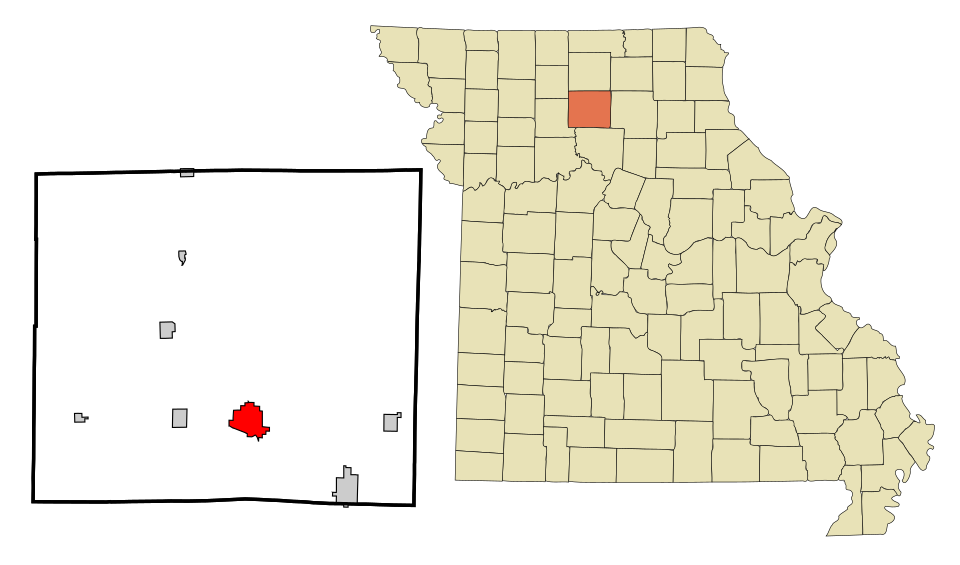 Locator map of Brookfield