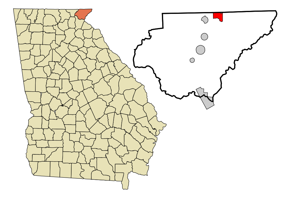 Locator map of Sky Valley