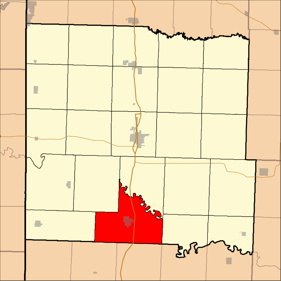 Locator map of Osage