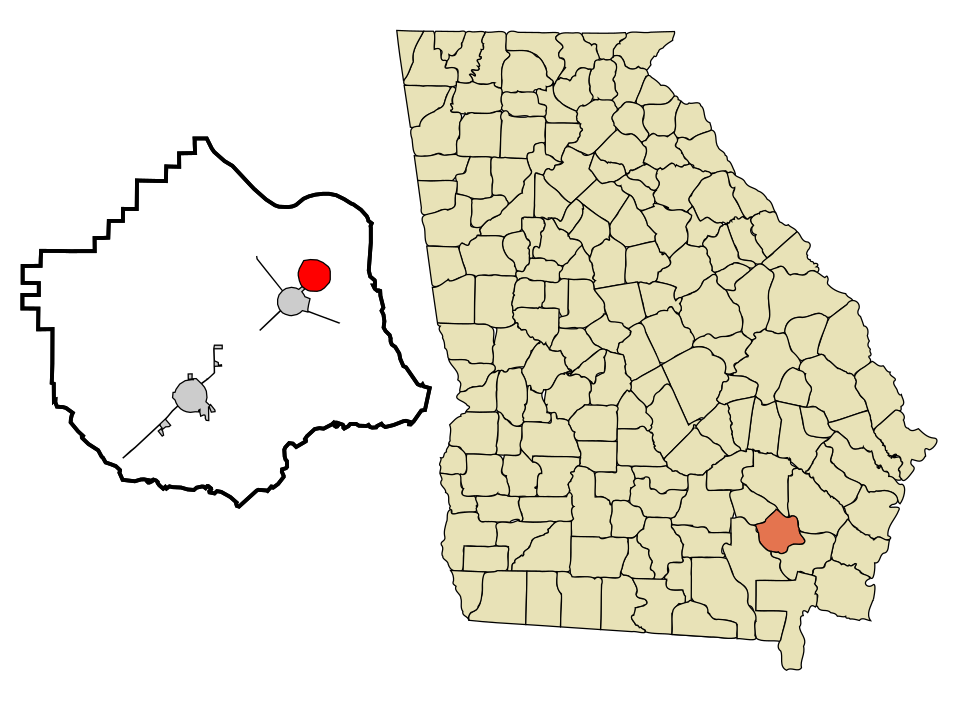 Locator map of Offerman