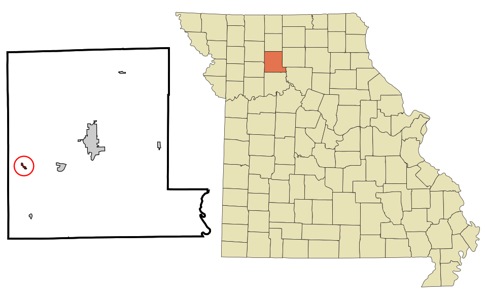 Locator map of Mooresville