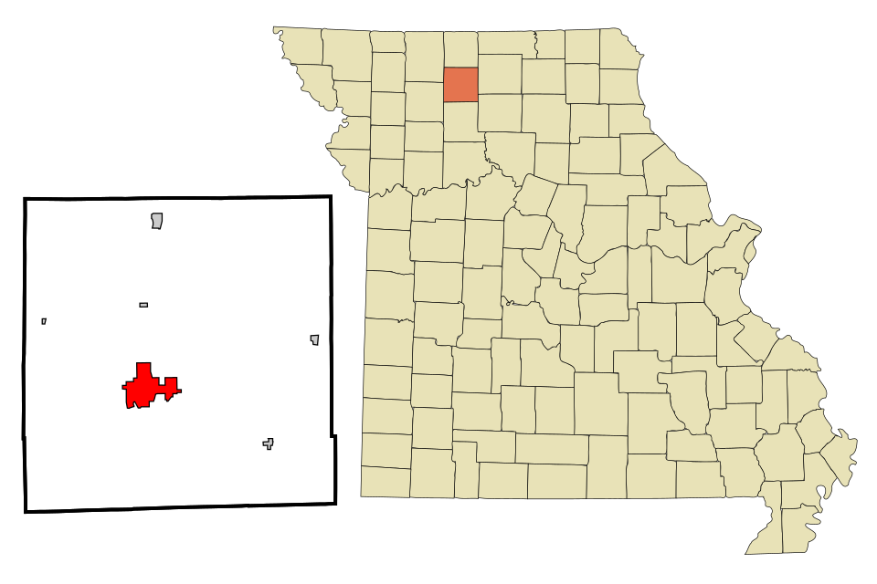 Locator map of Trenton