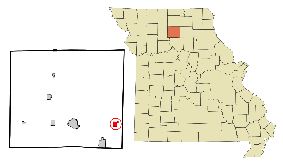 Locator map of Bucklin