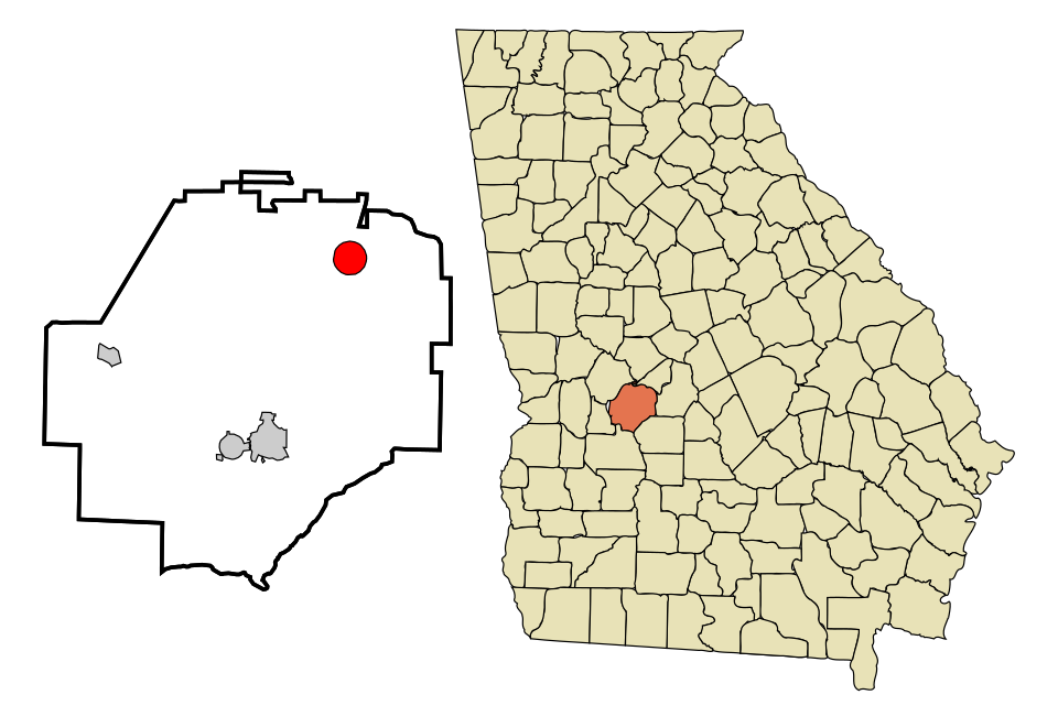 Locator map of Marshallville