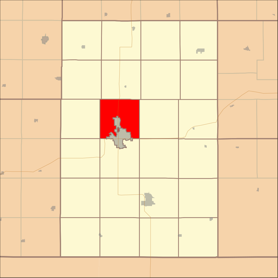 Locator map of Midland
