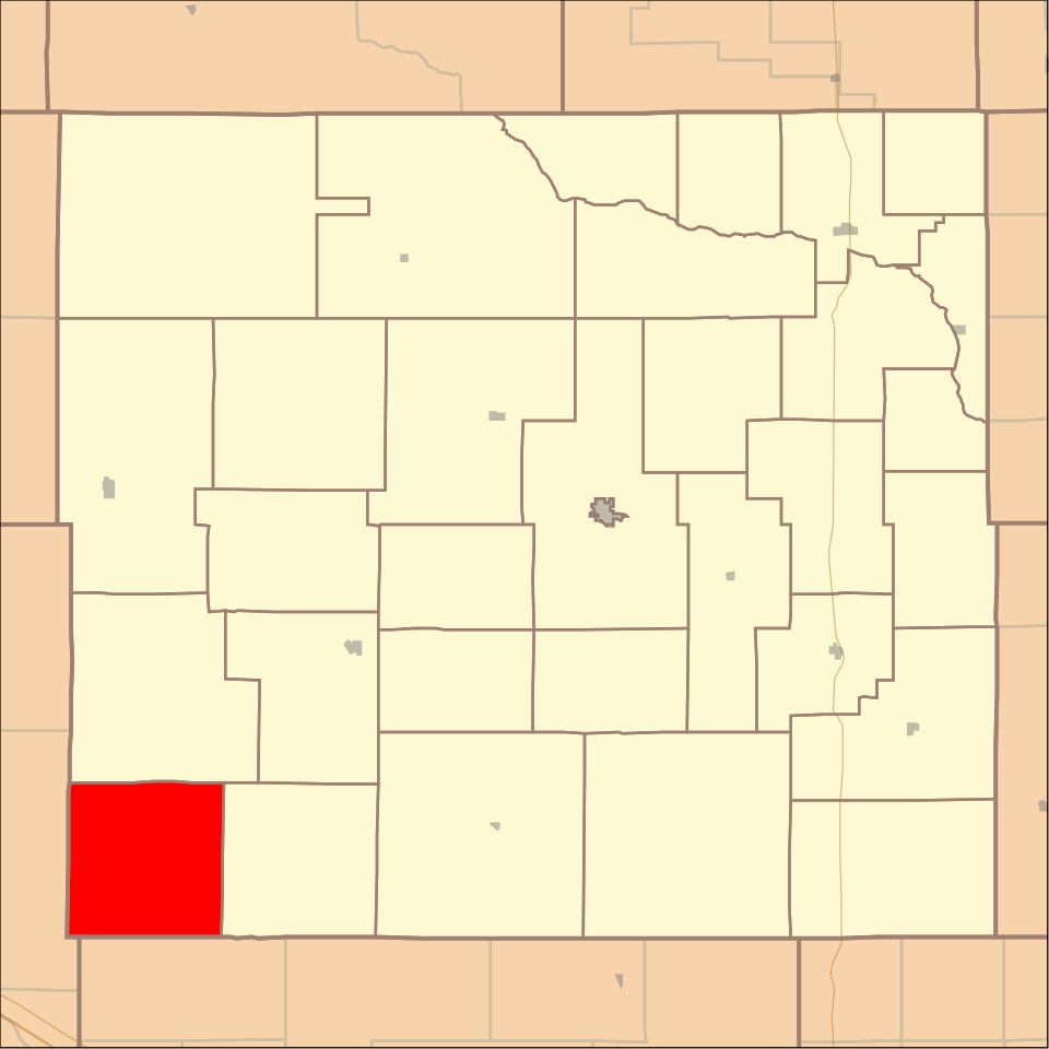 Locator map of Wayne