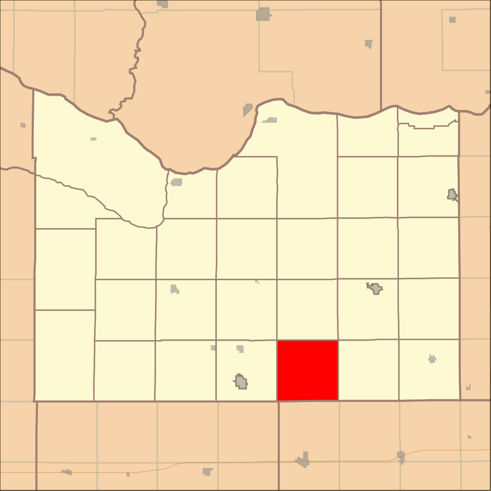 Locator map of Cleveland