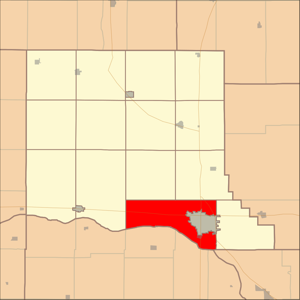 Locator map of Platte