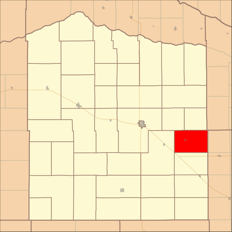 Locator map of Verdigris
