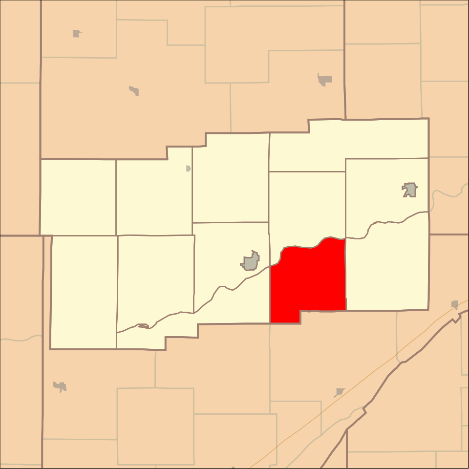 Locator map of East Newman