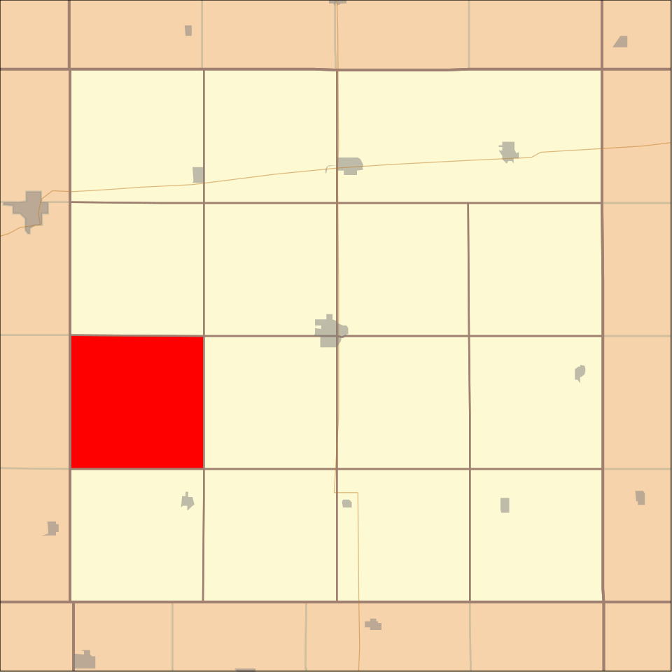 Locator map of Momence