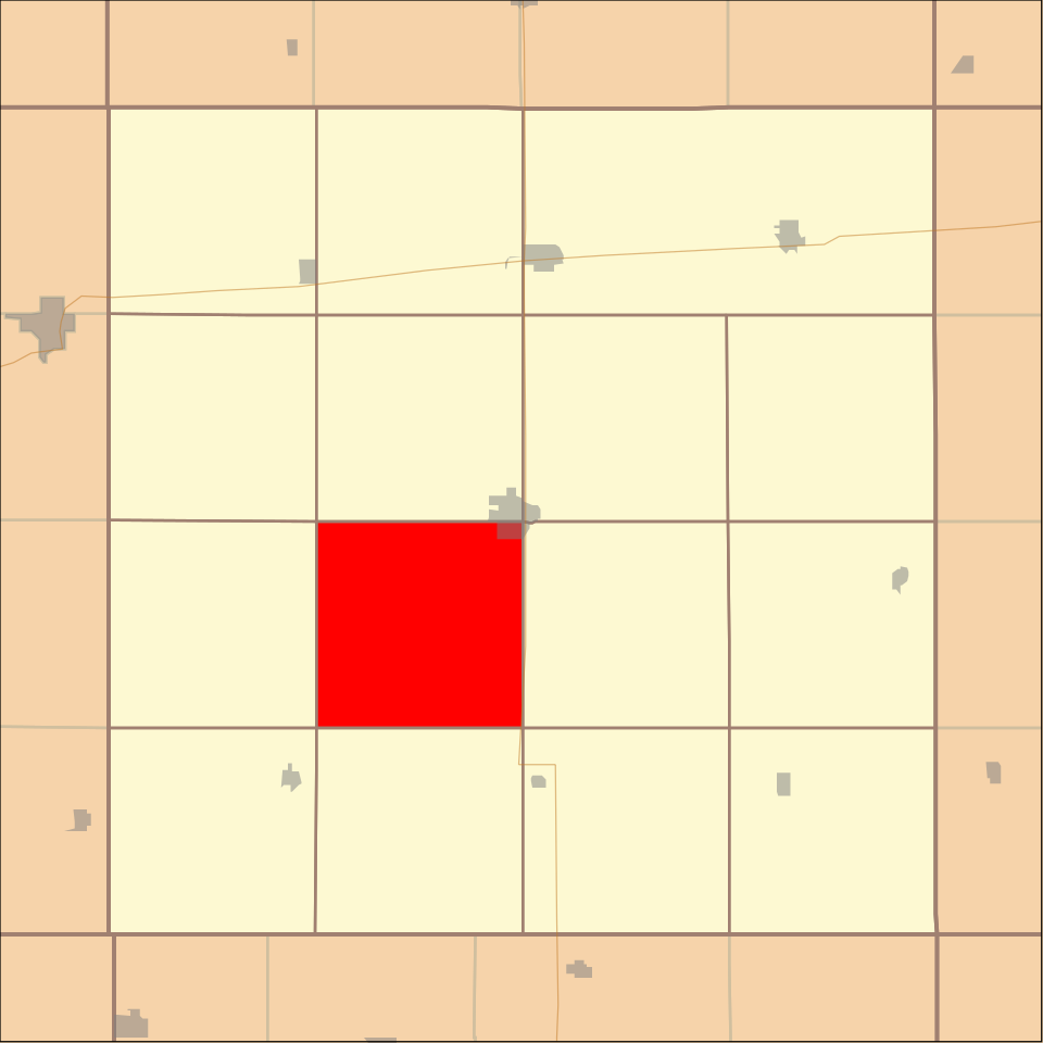 Locator map of Stanton