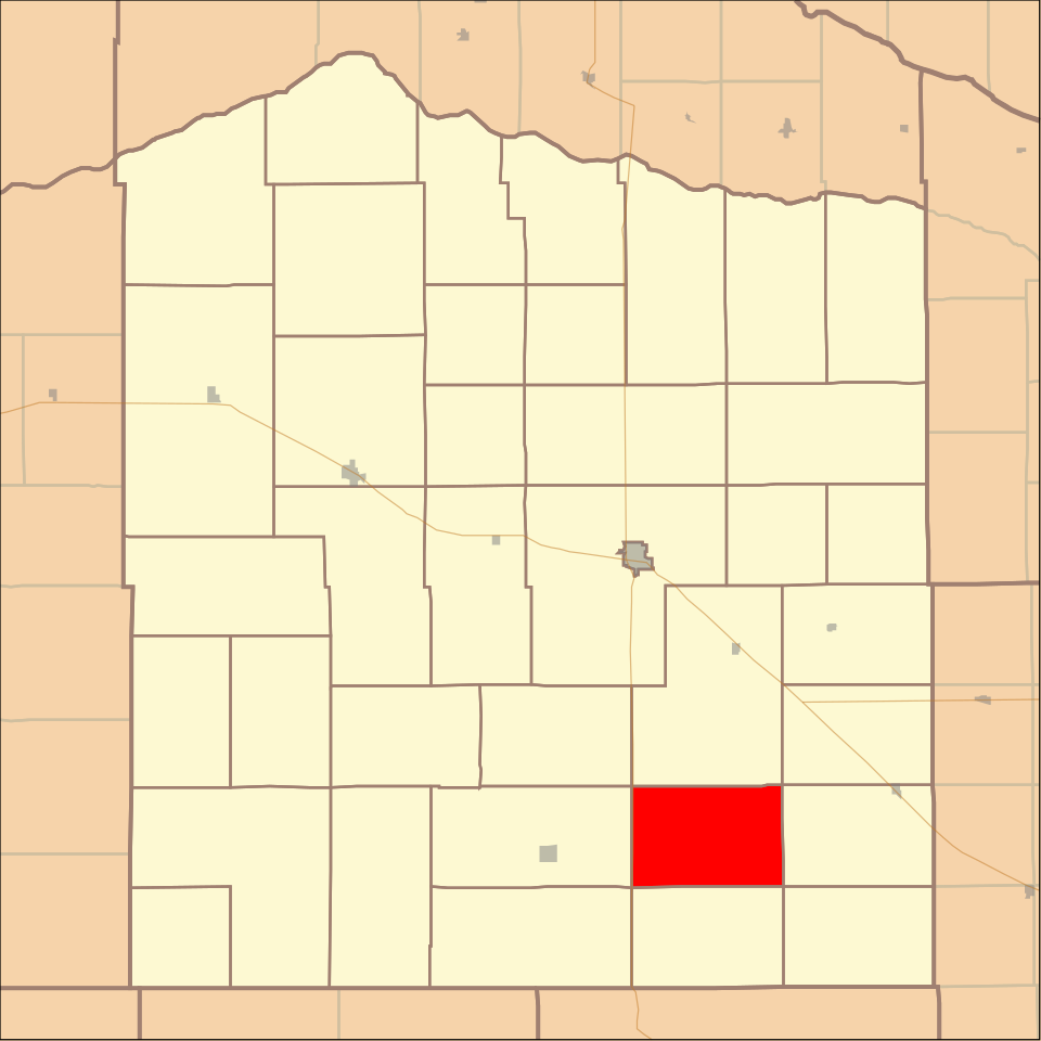 Locator map of McClure