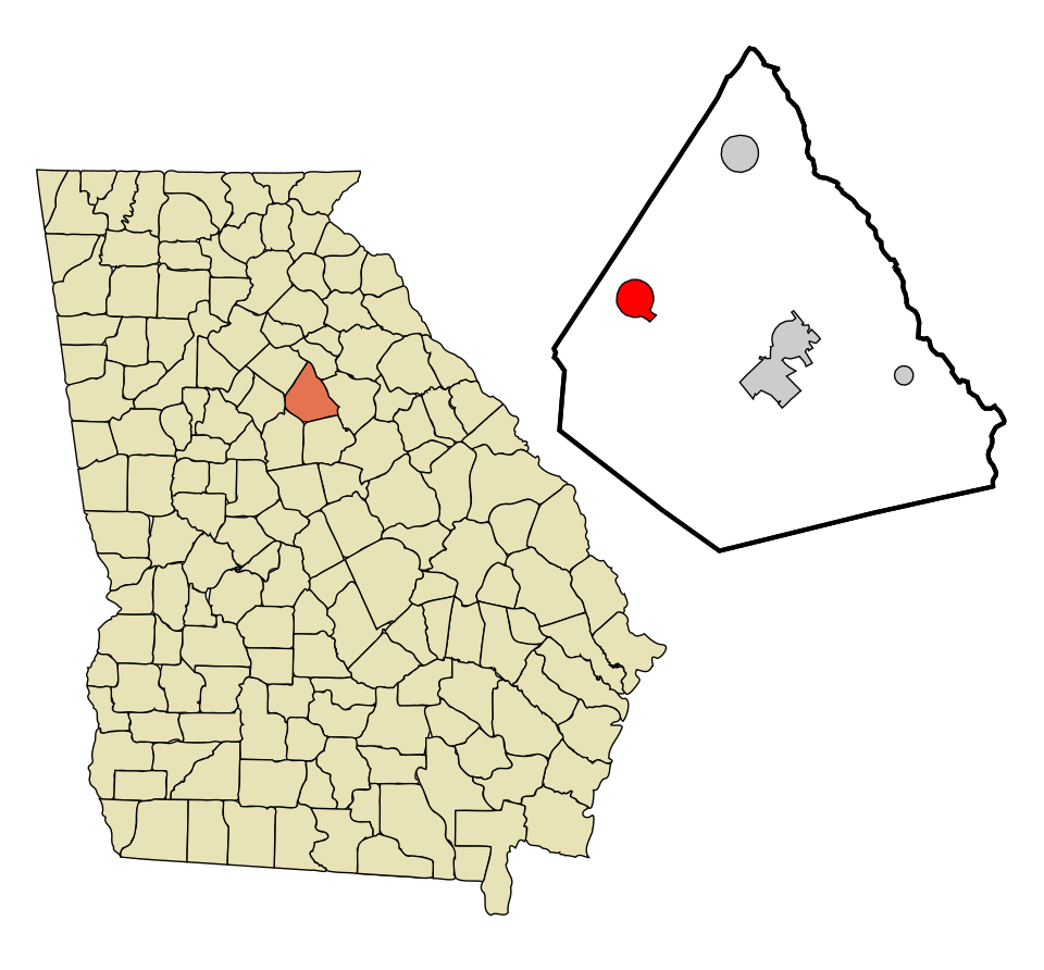 Locator map of Rutledge
