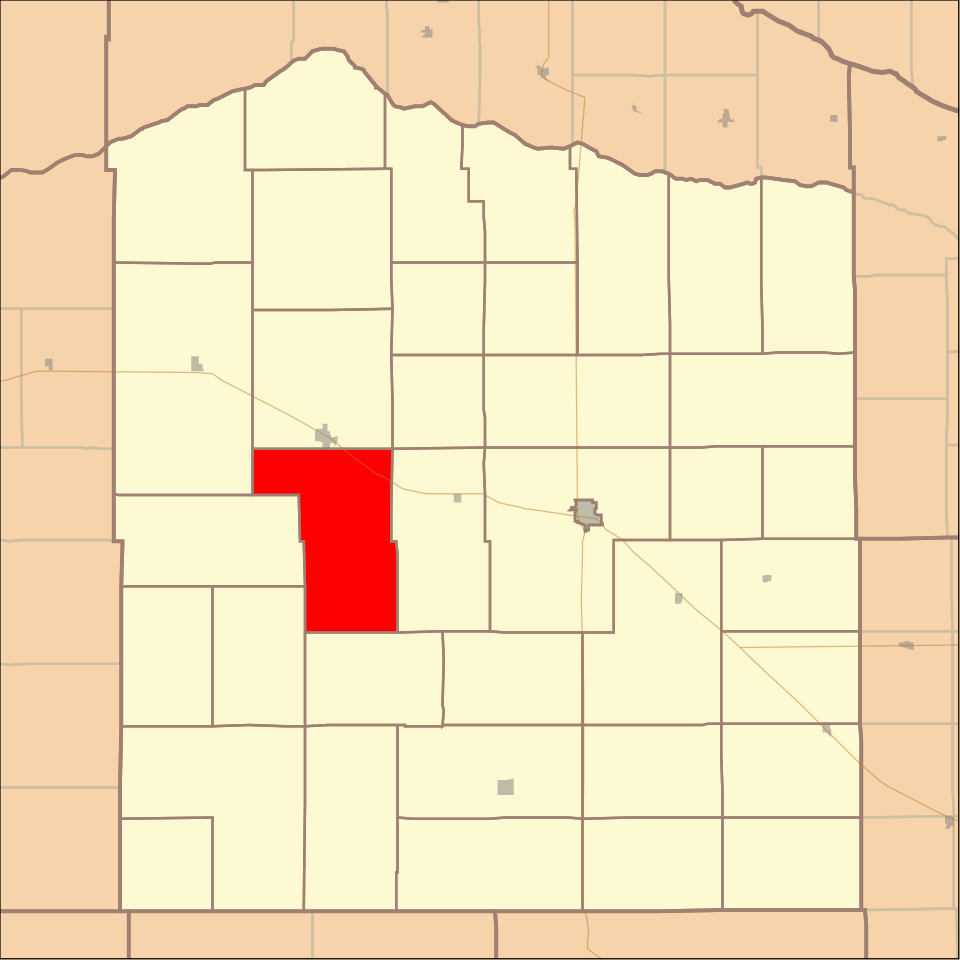 Locator map of Sheridan