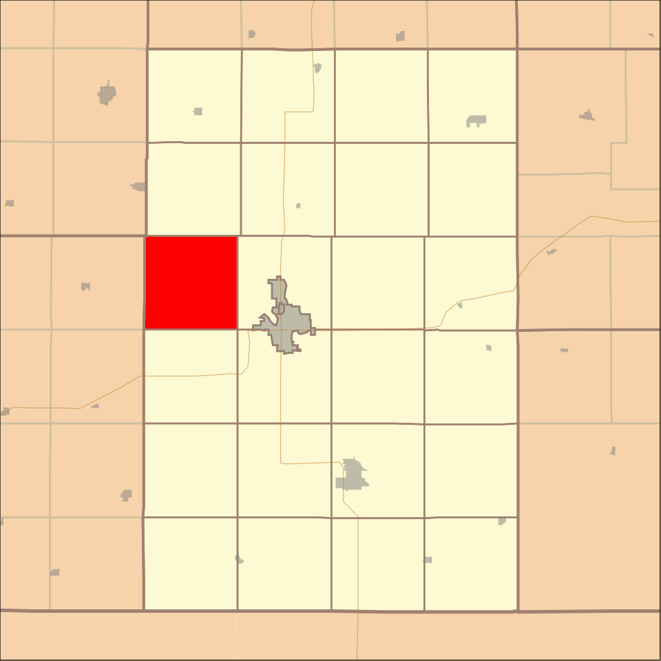 Locator map of Blakely