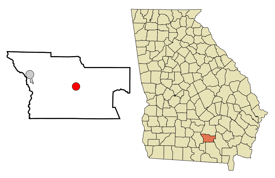 Locator map of Pearson