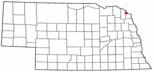 Locator map of Ponca