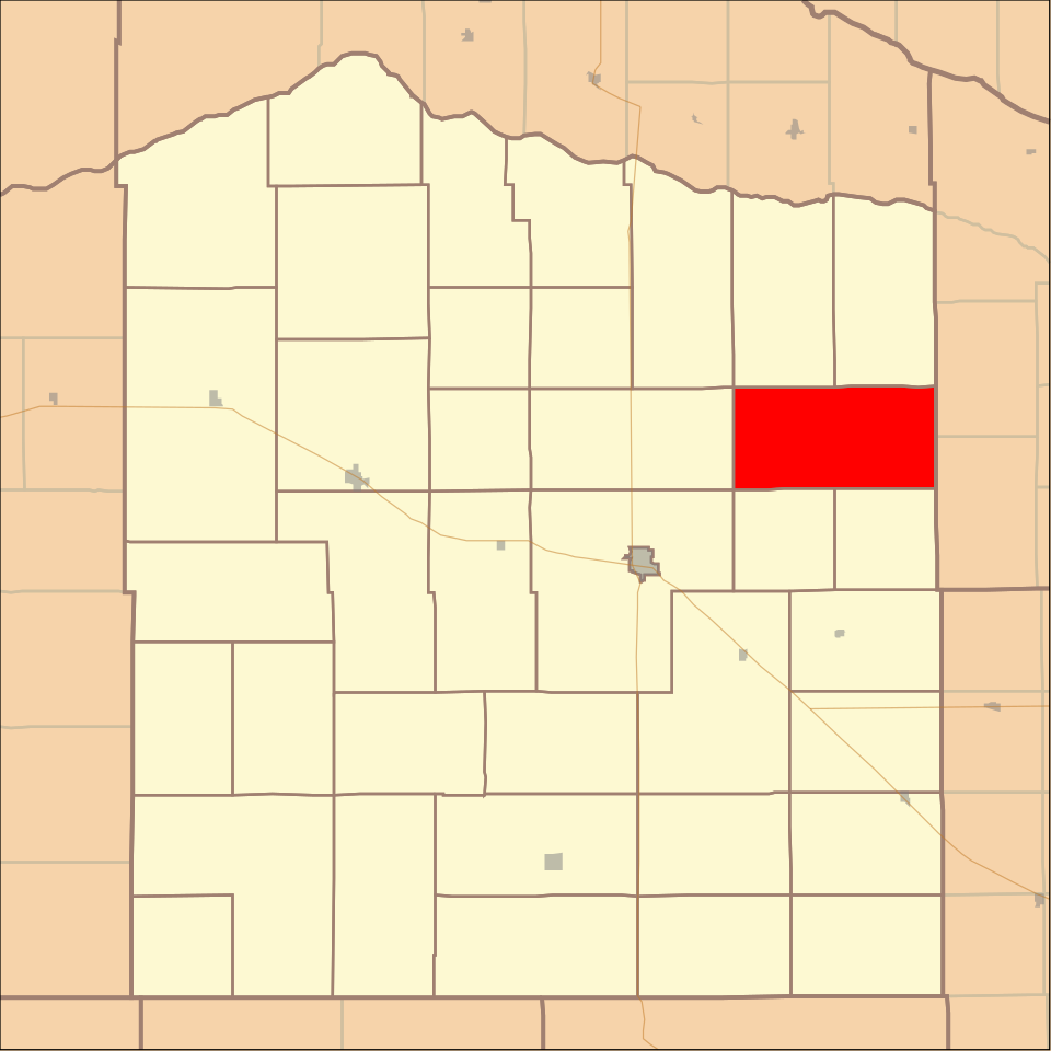 Locator map of Willowdale