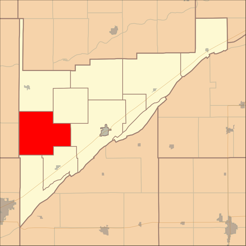 Locator map of Prairie Creek