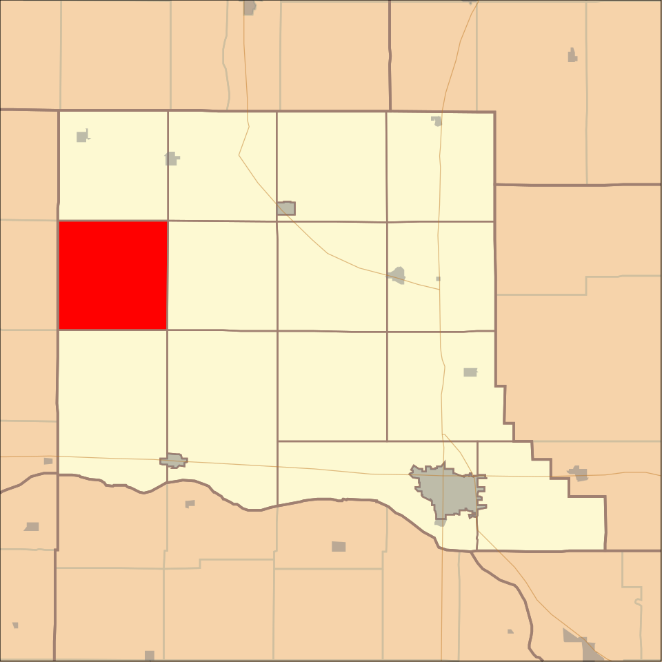 Locator map of Pleasant Valley