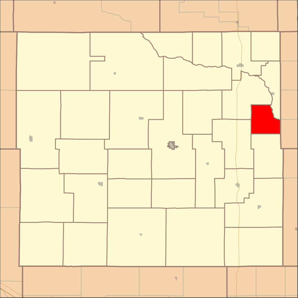 Locator map of Spring Creek