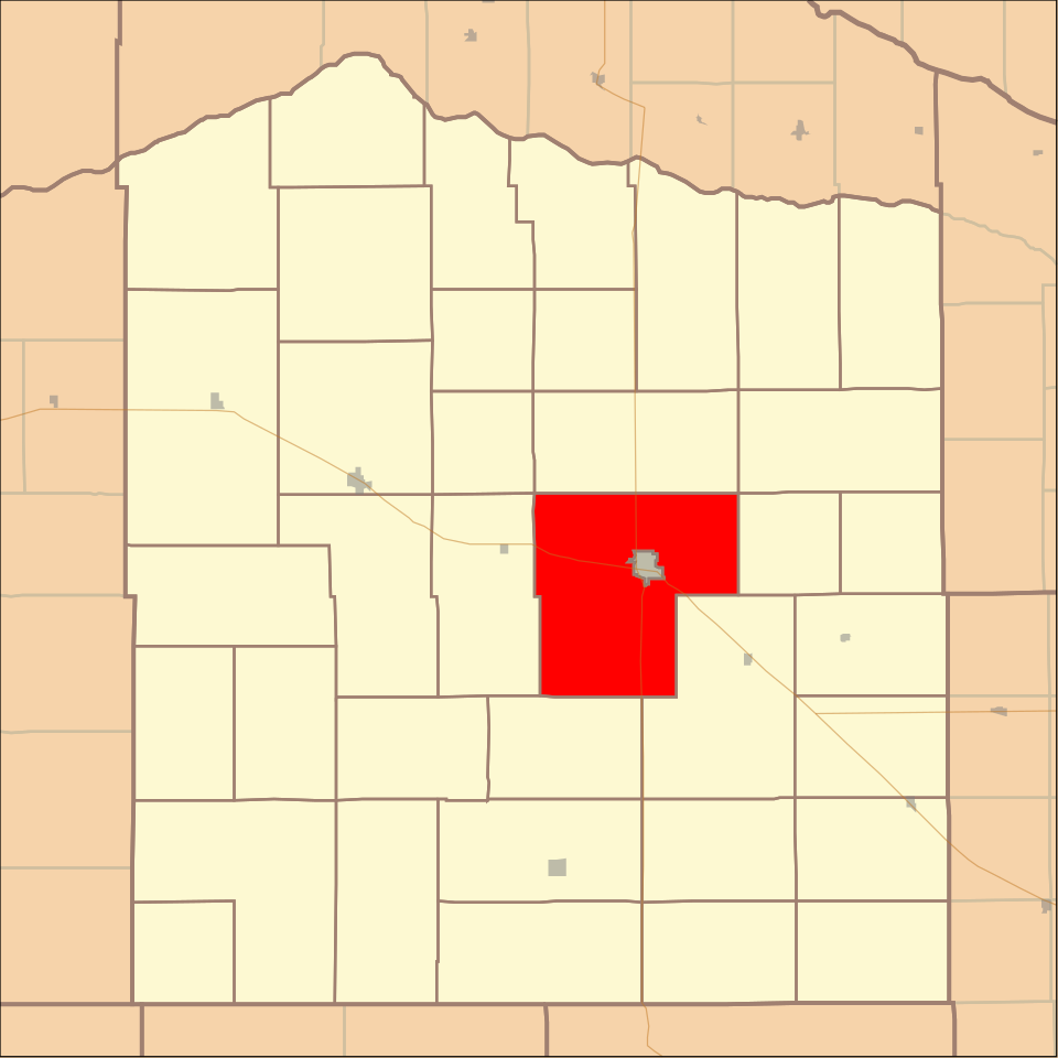 Locator map of Grattan