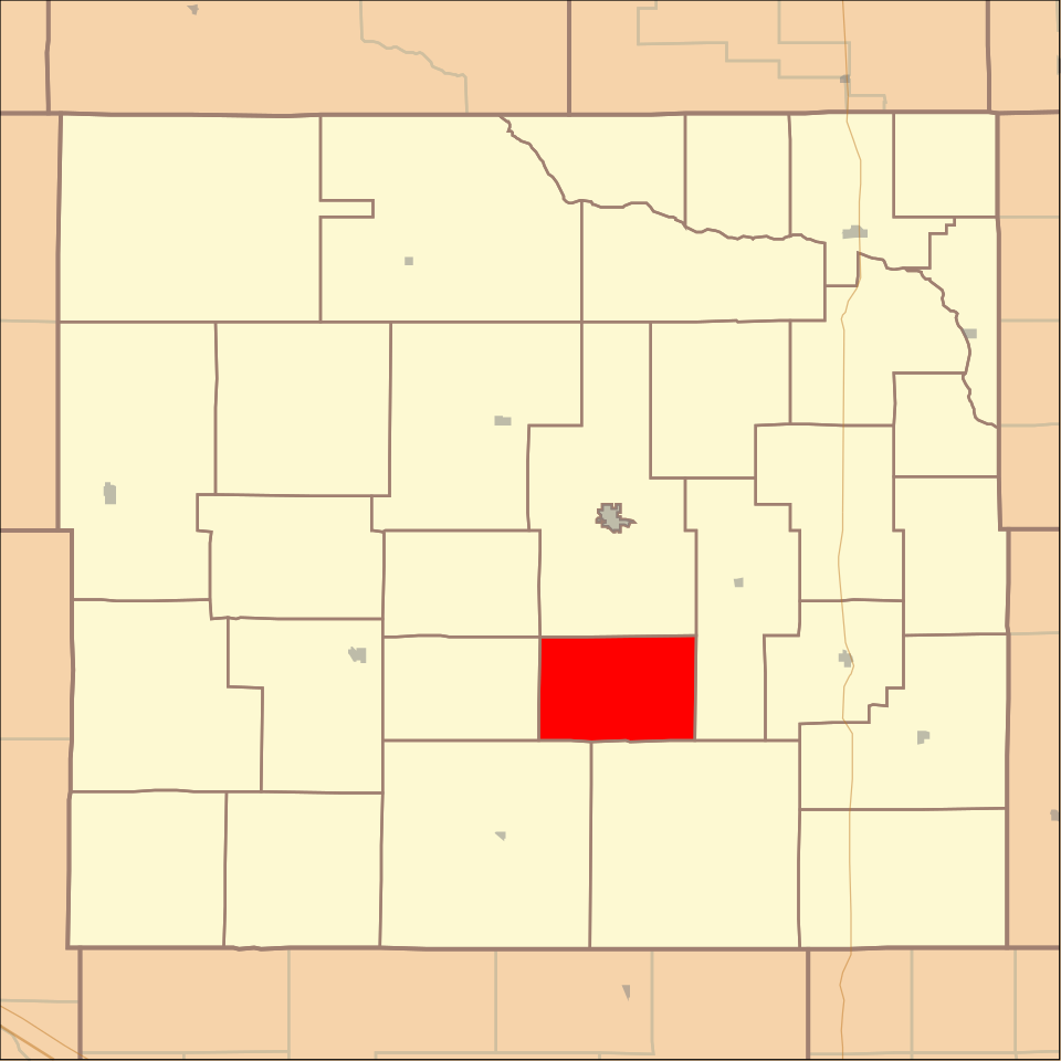 Locator map of East Custer