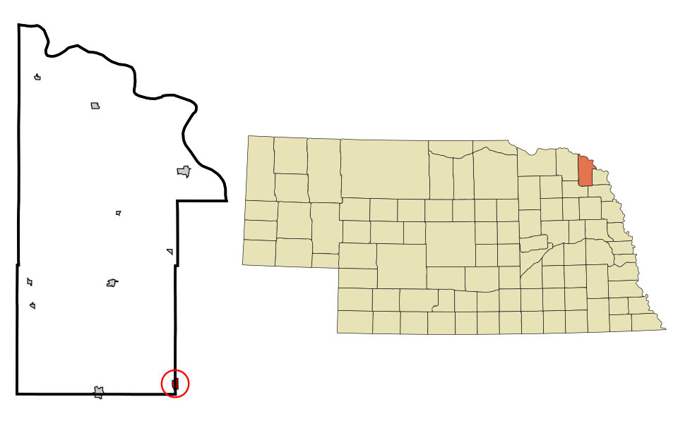 Locator map of Emerson