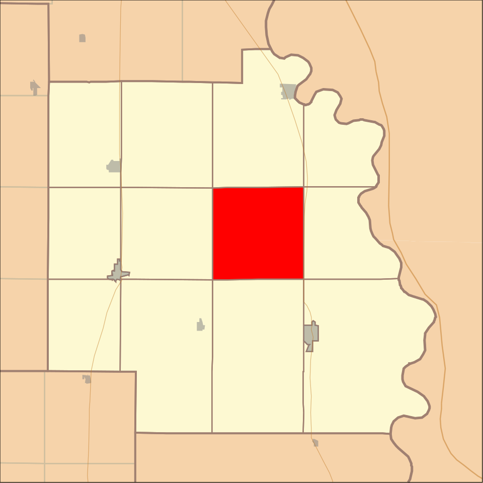 Locator map of Silver Creek