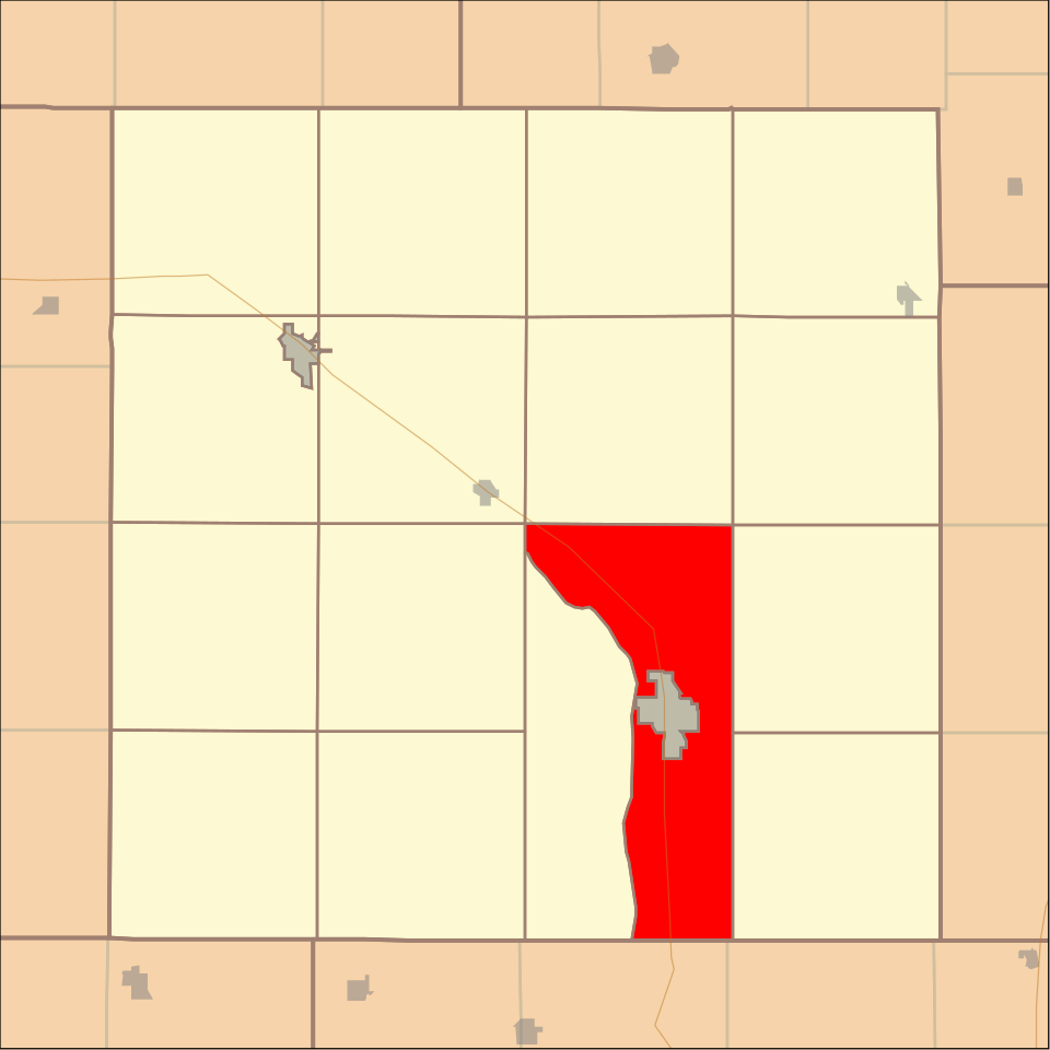 Locator map of Sherman