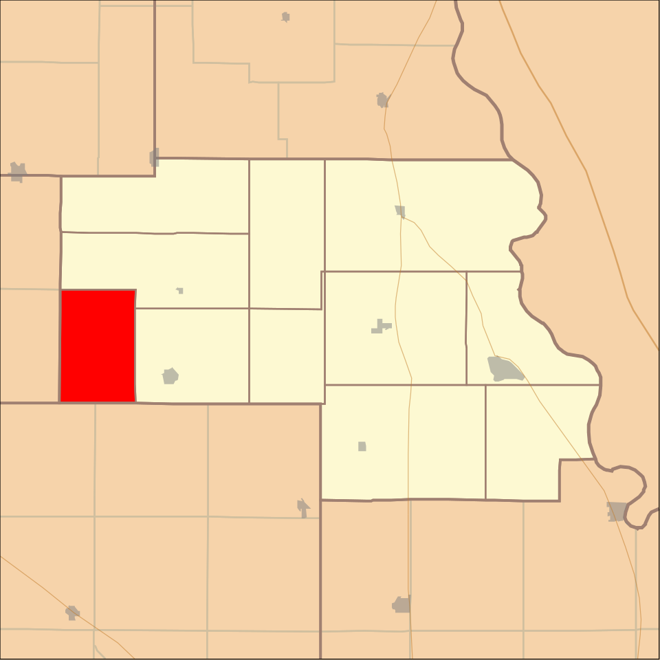 Locator map of Thayer