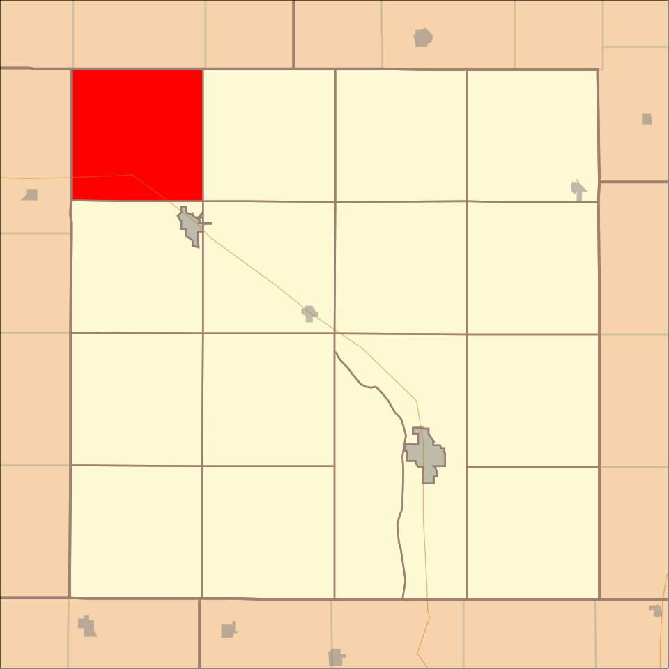 Locator map of Blaine