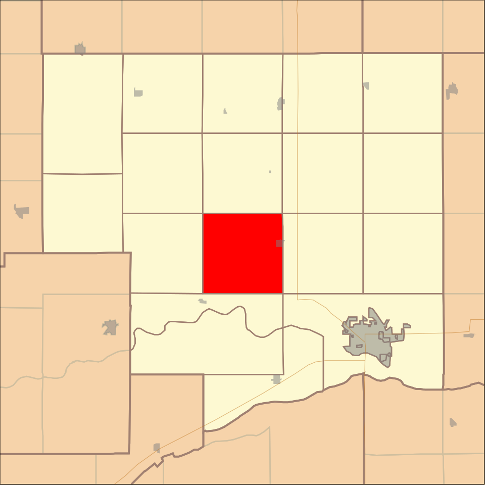 Locator map of Lost Creek