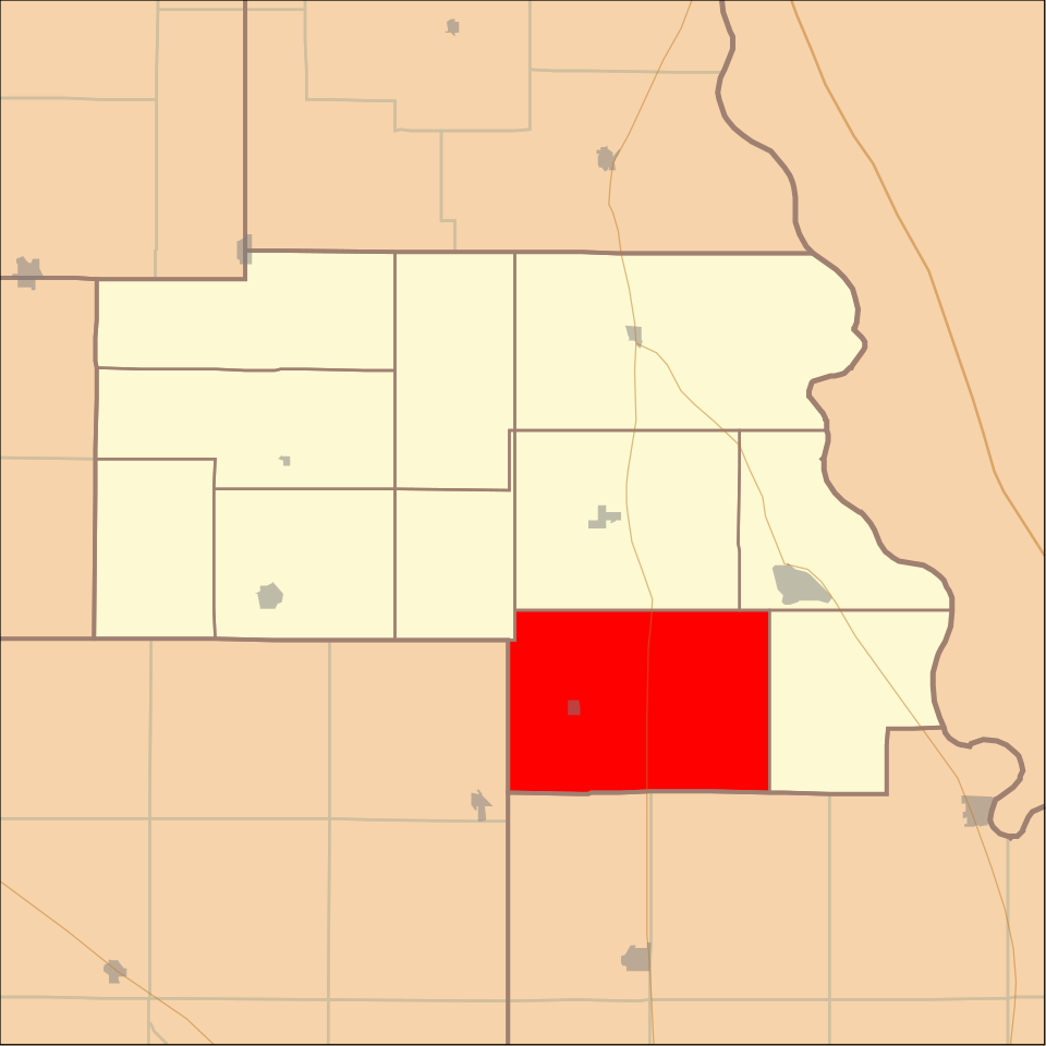 Locator map of Dawes