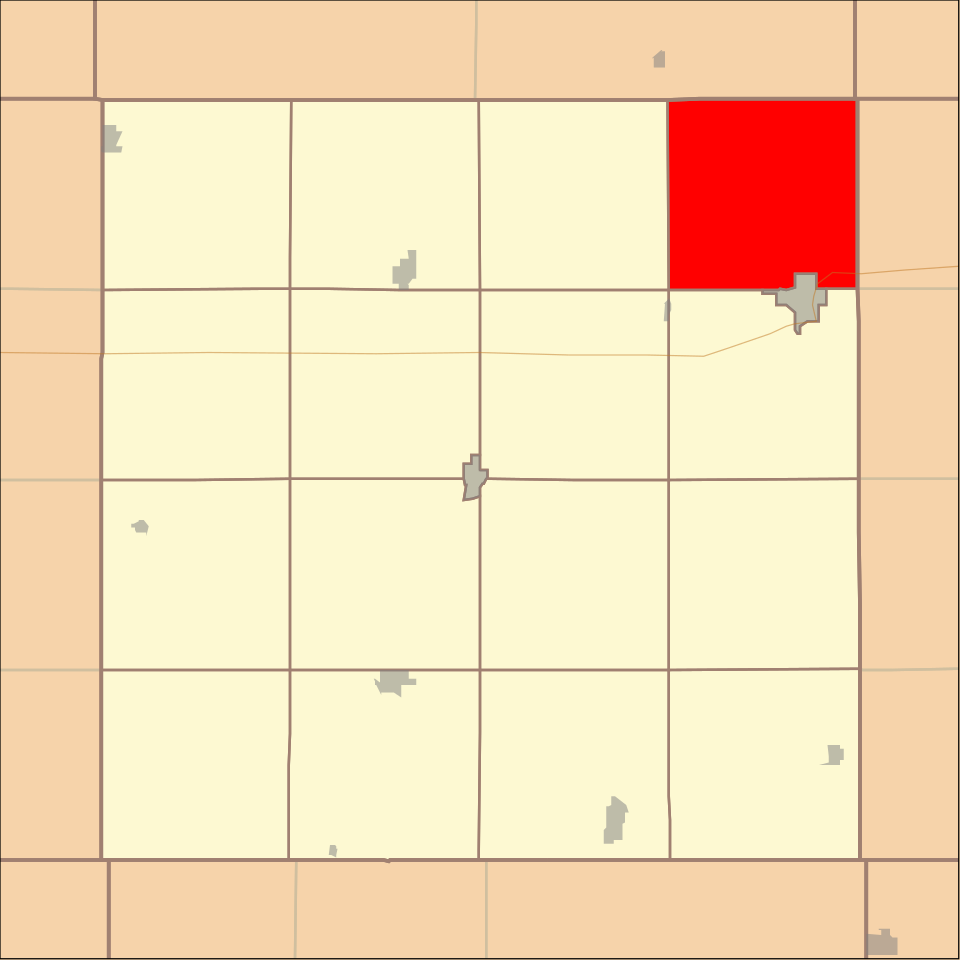 Locator map of School Creek