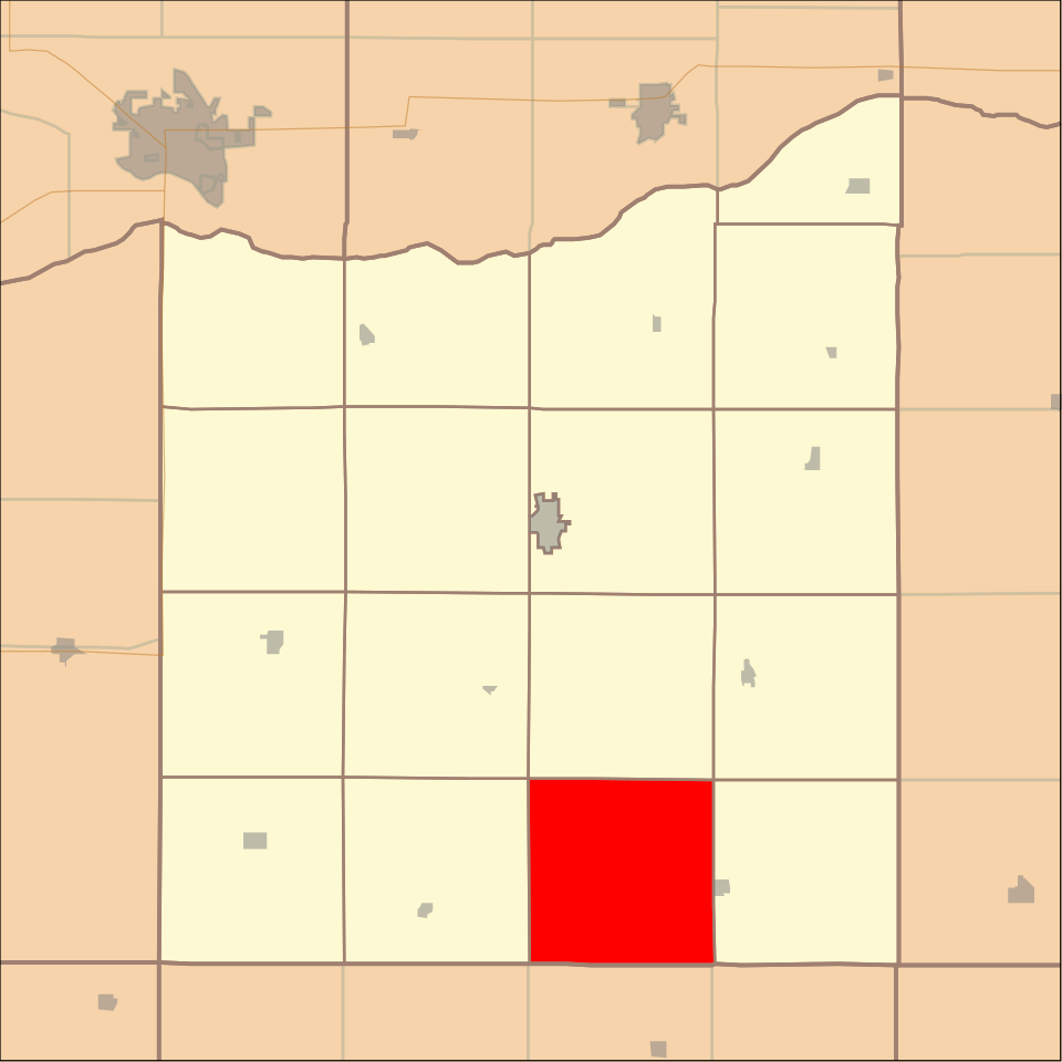 Locator map of Plum Creek