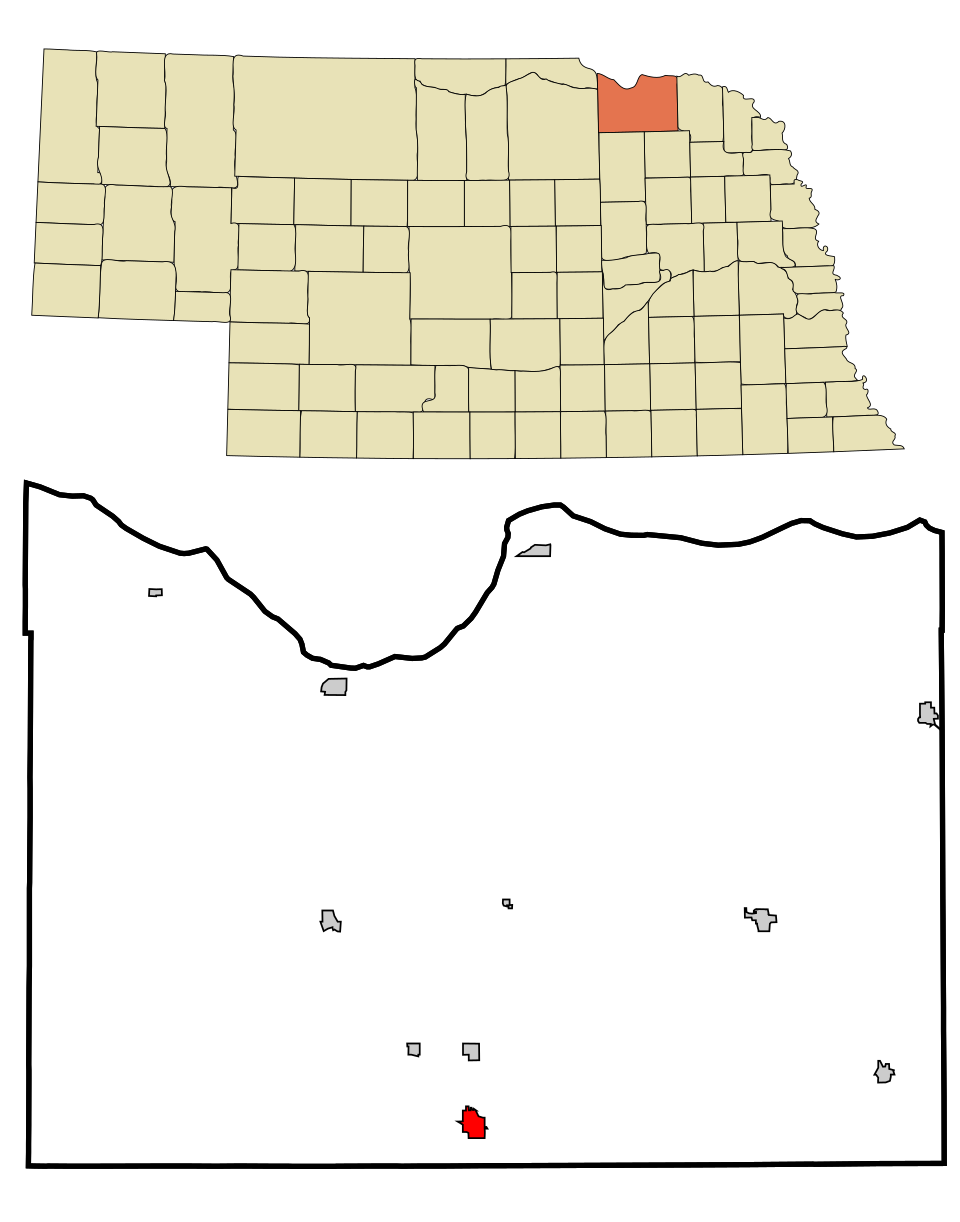 Locator map of Creighton