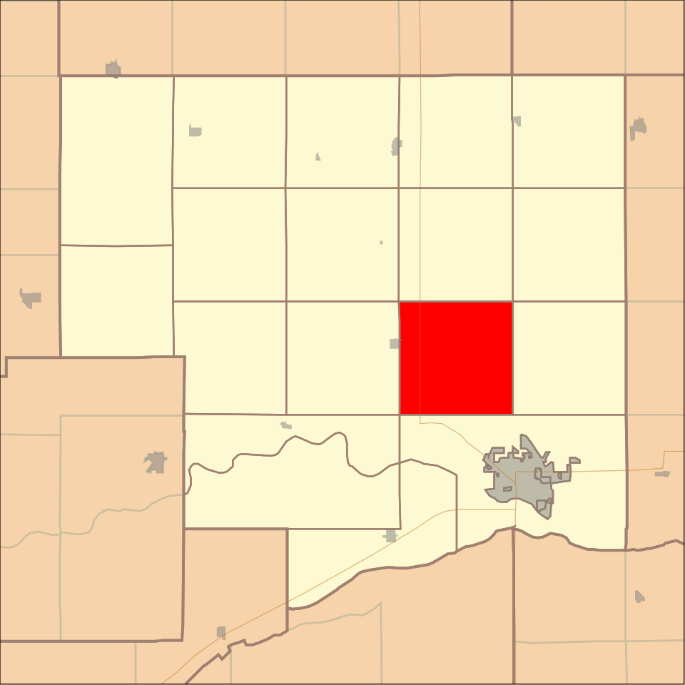 Locator map of Shell Creek