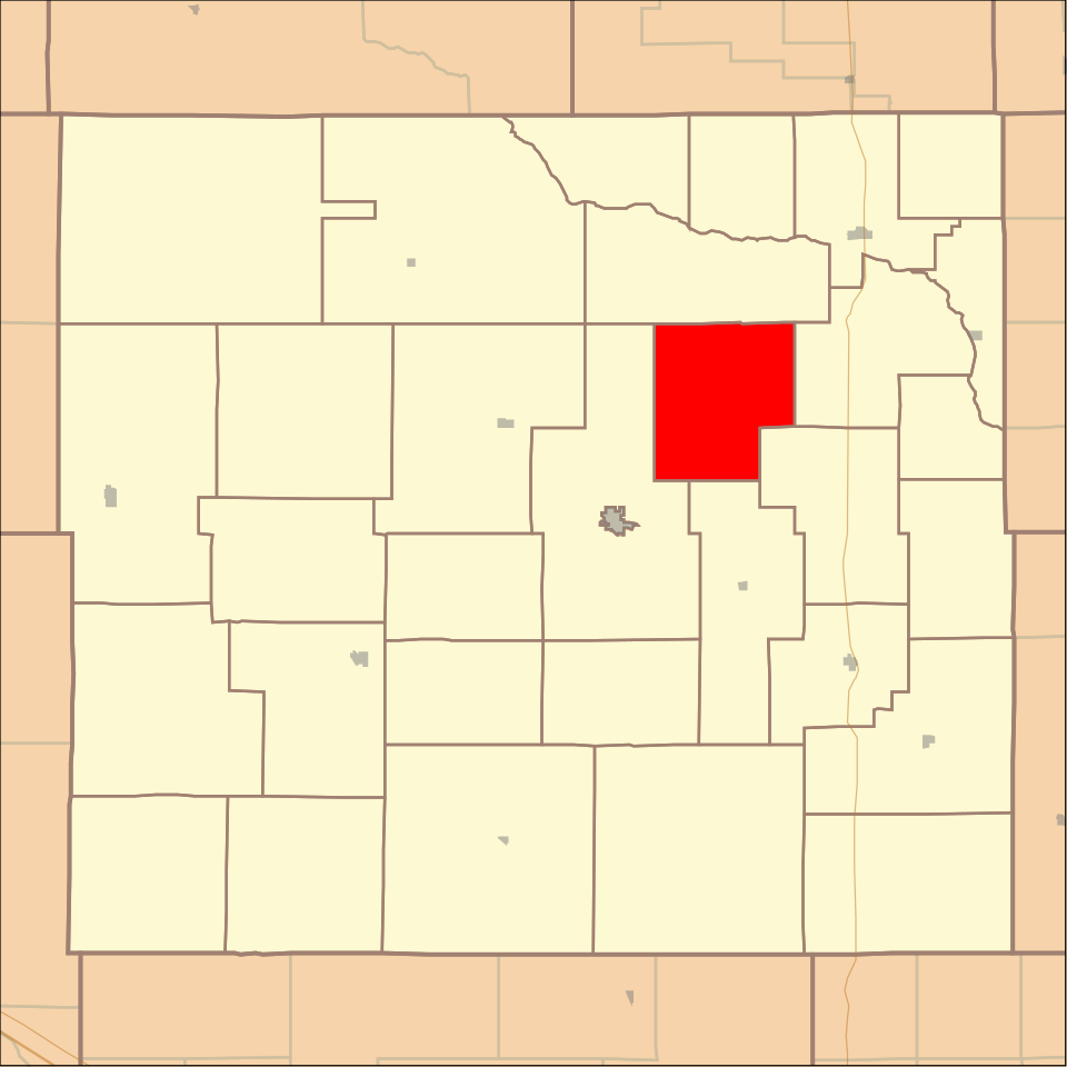 Locator map of Garfield