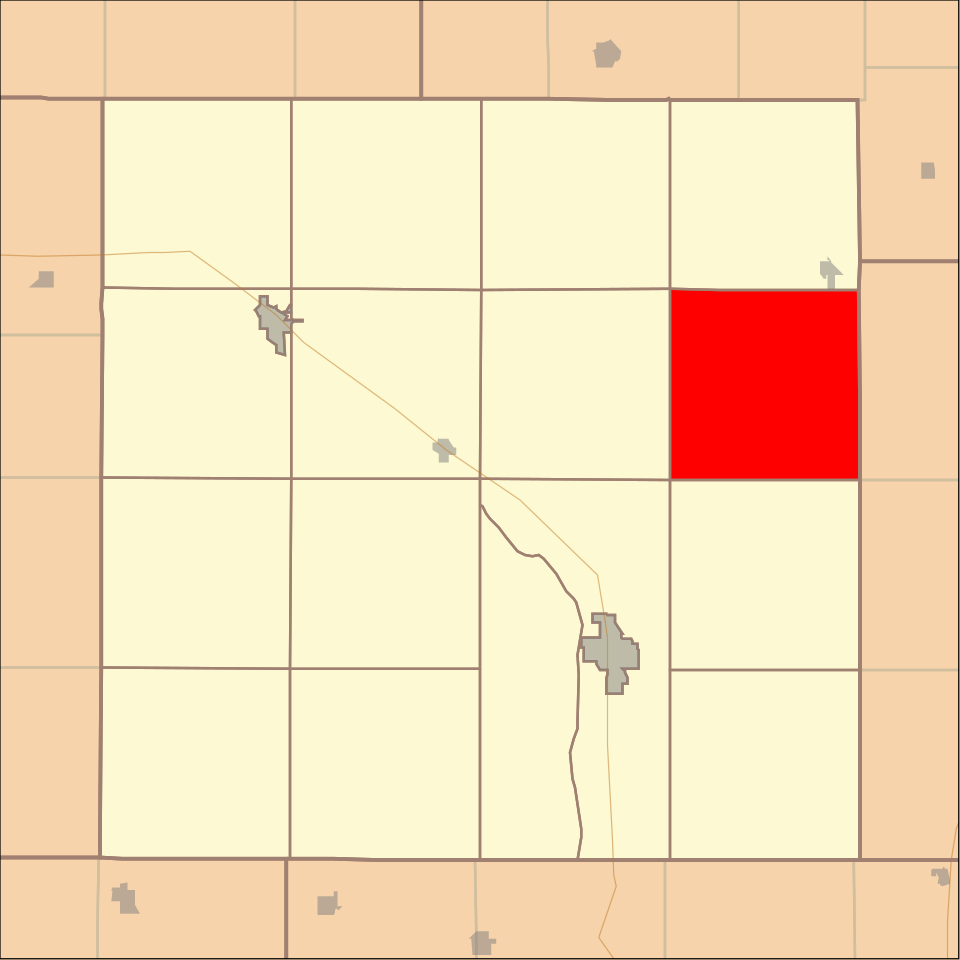 Locator map of Neligh