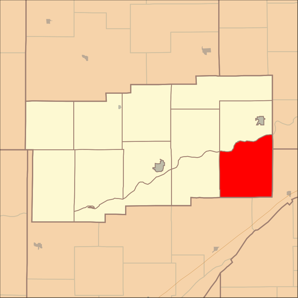 Locator map of Prairie Creek