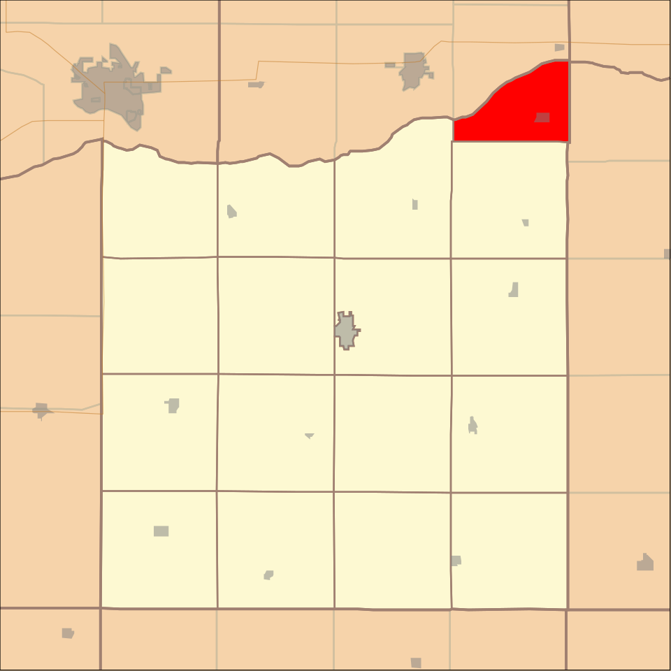 Locator map of Platte