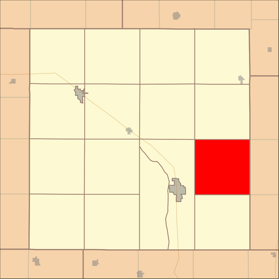 Locator map of Garfield