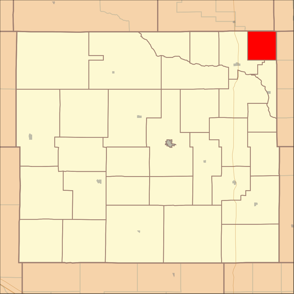 Locator map of Corner