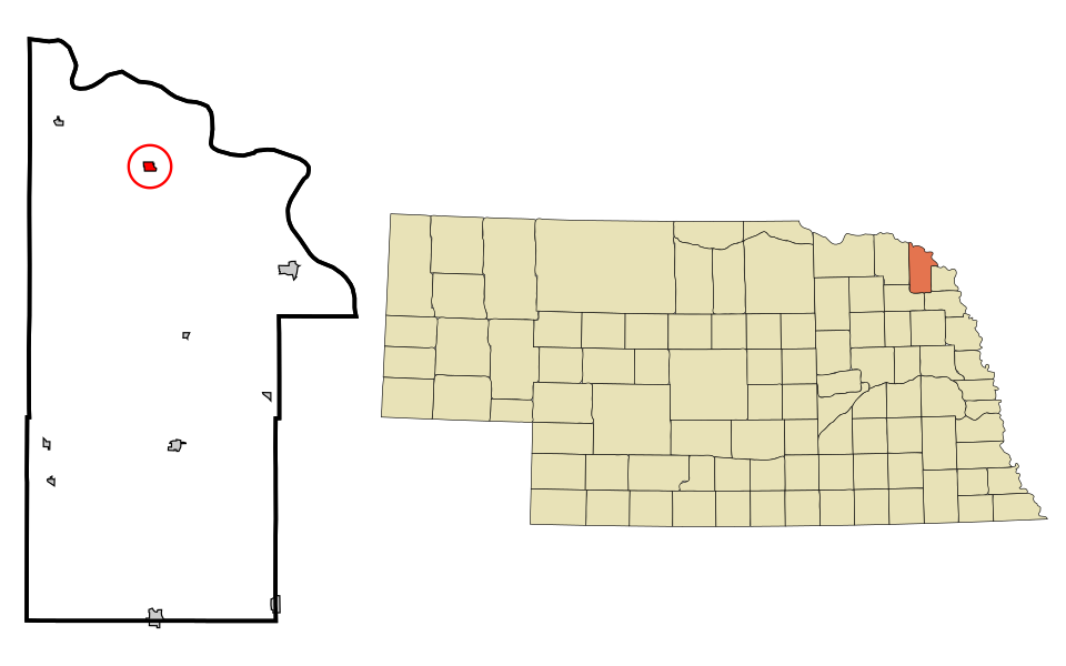 Locator map of Newcastle