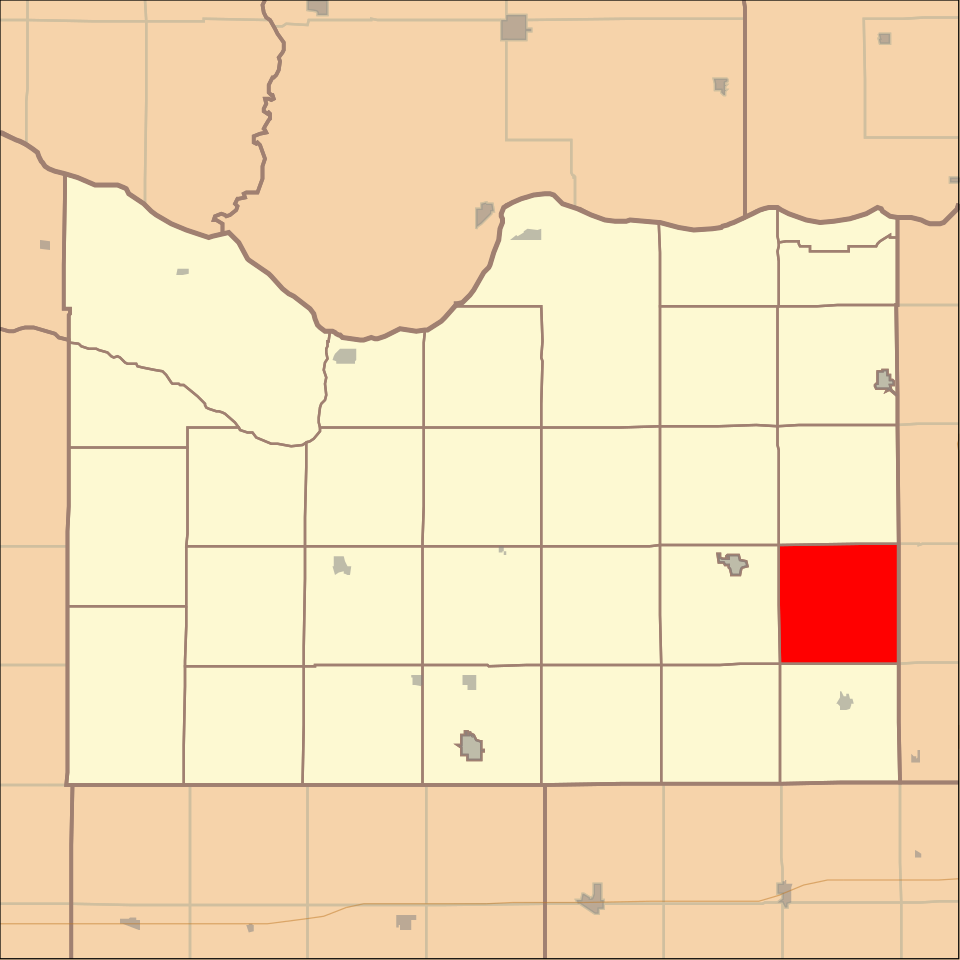 Locator map of Dowling