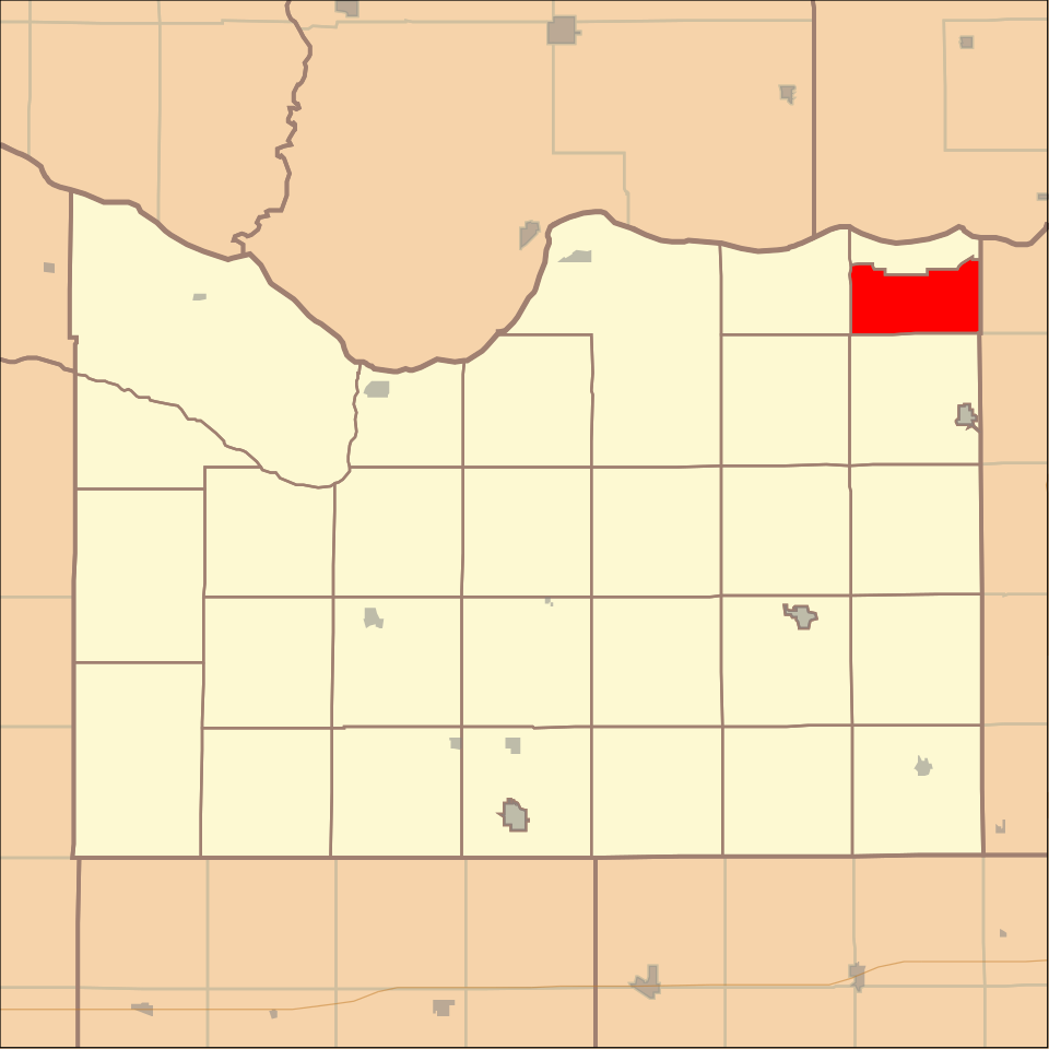 Locator map of Frankfort